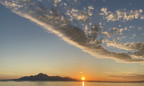 インストラクターSAYAKAの撮った夕日の写真